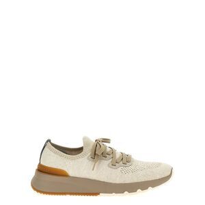 Brunello Cucinelli Men's Knitted Sneakers